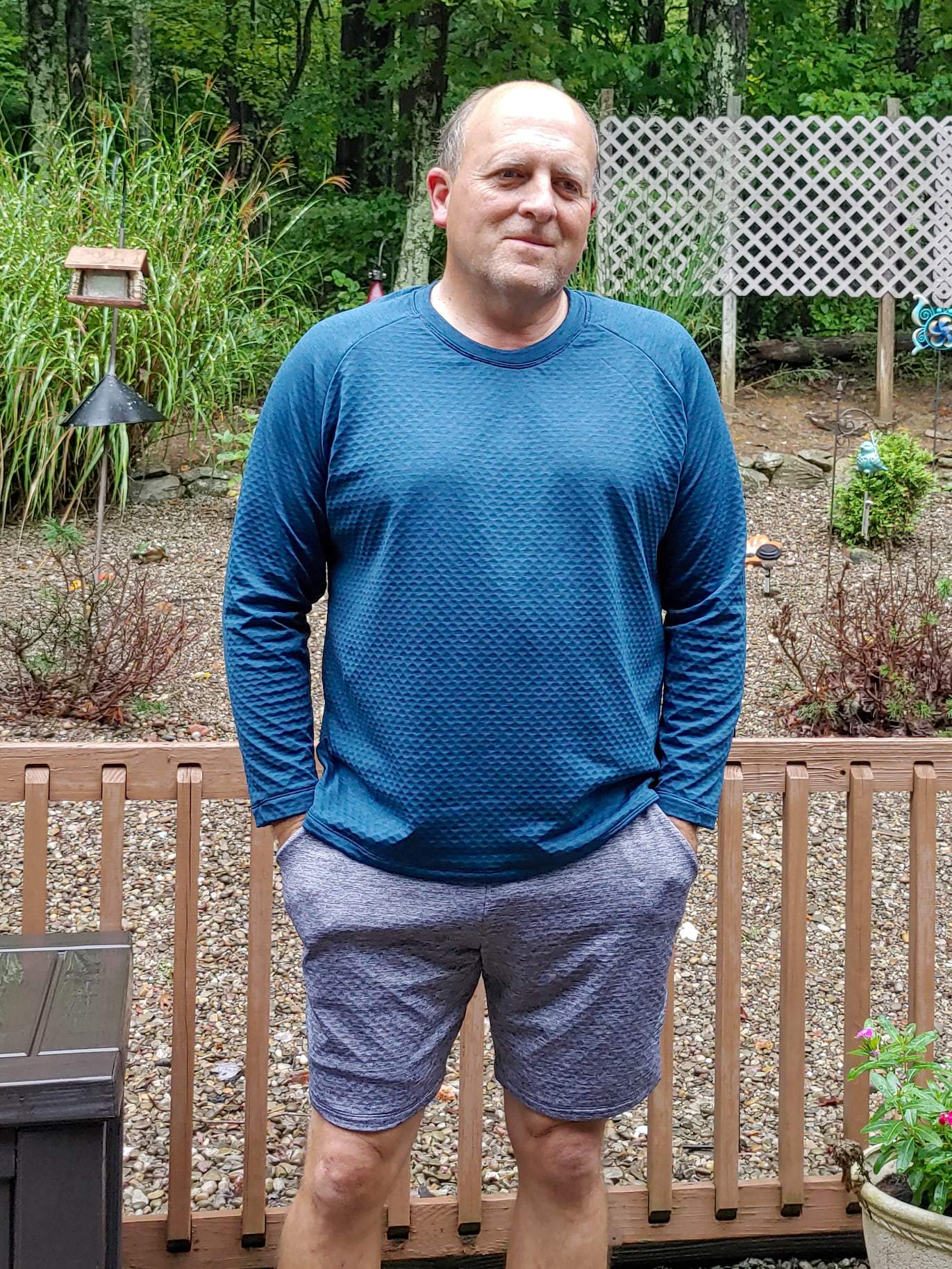 Heathered DriTech - Deep Teal