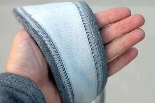 Repreve Heathered SweatShirt Fleece - Ice-Blue