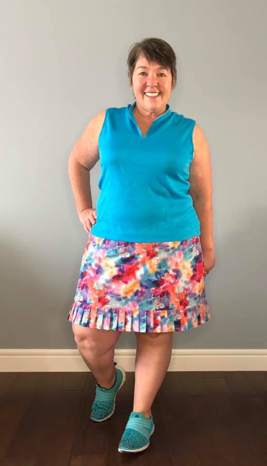 R11 - FloralSplash - Stretch Mesh