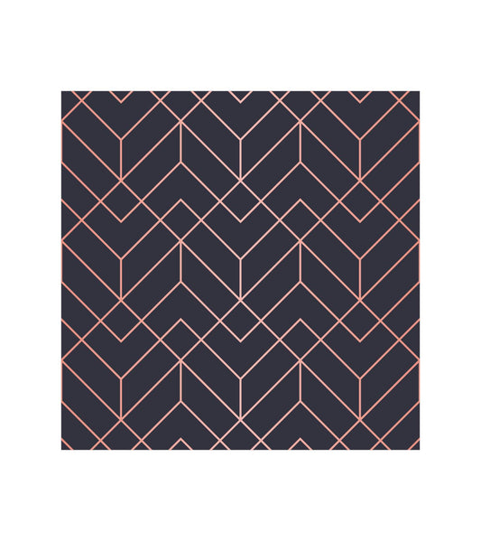 ReRun 2022 - Rose Abstract Herringbone - Wicking Pointelle