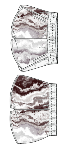 2024R1 - Monochrome Agate (Printed sideways. 'lines' run up/down and not across)