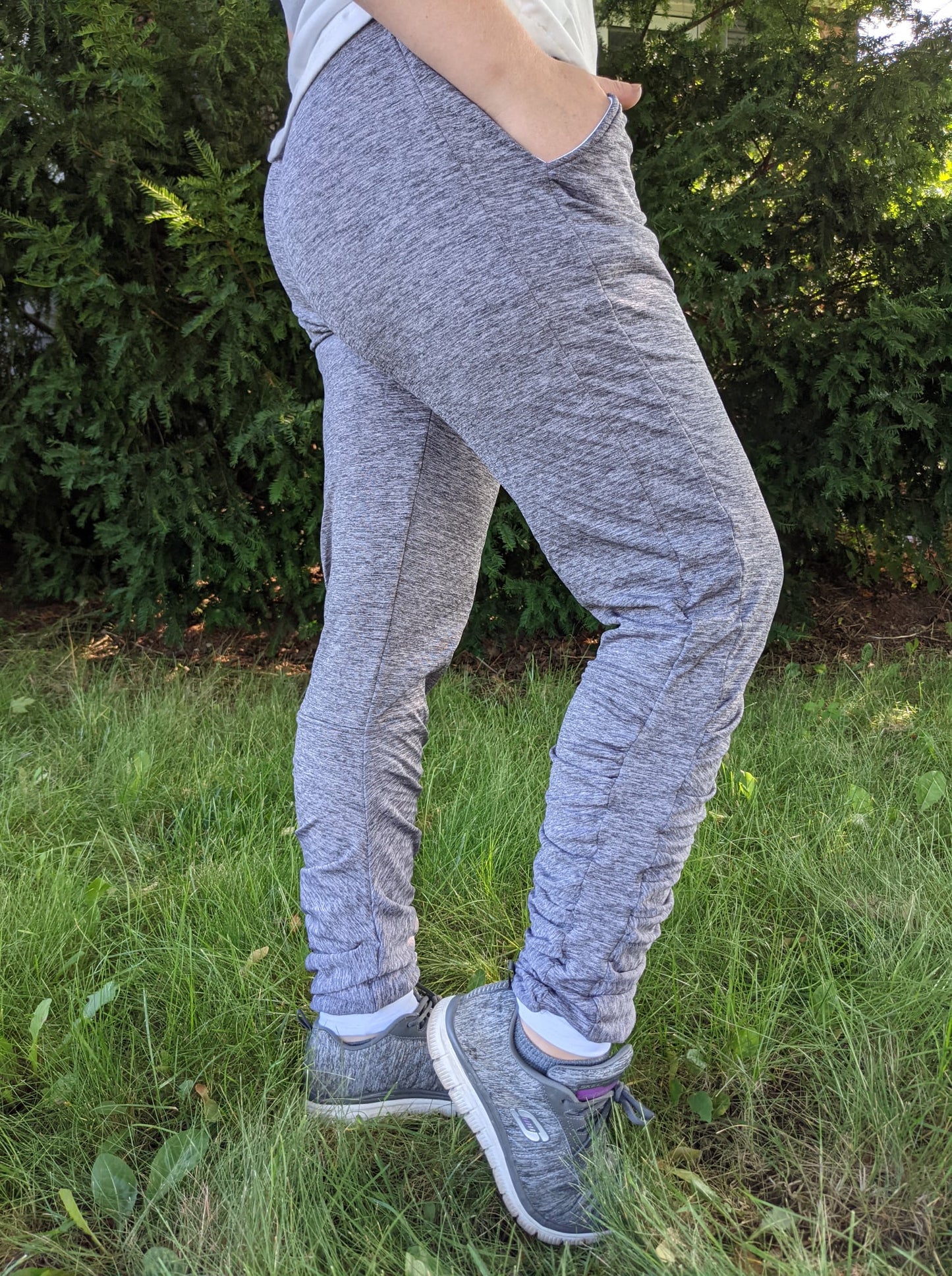 Heathered DriTech - Gray-Lavender