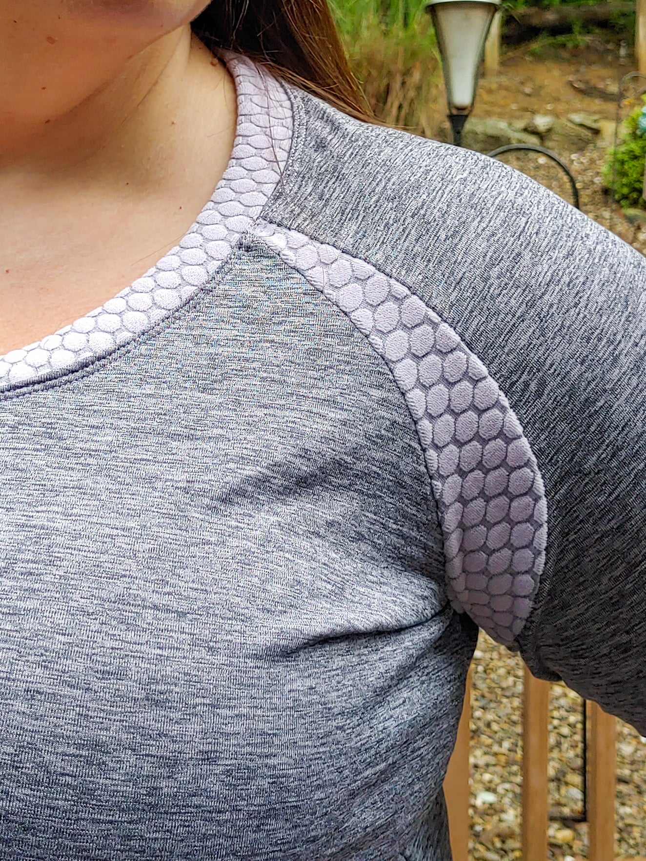 Heathered DriTech - Gray-Lavender