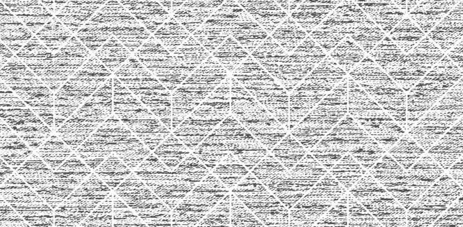 White-Gray Abstract Herringbone - Stretch Double Minky