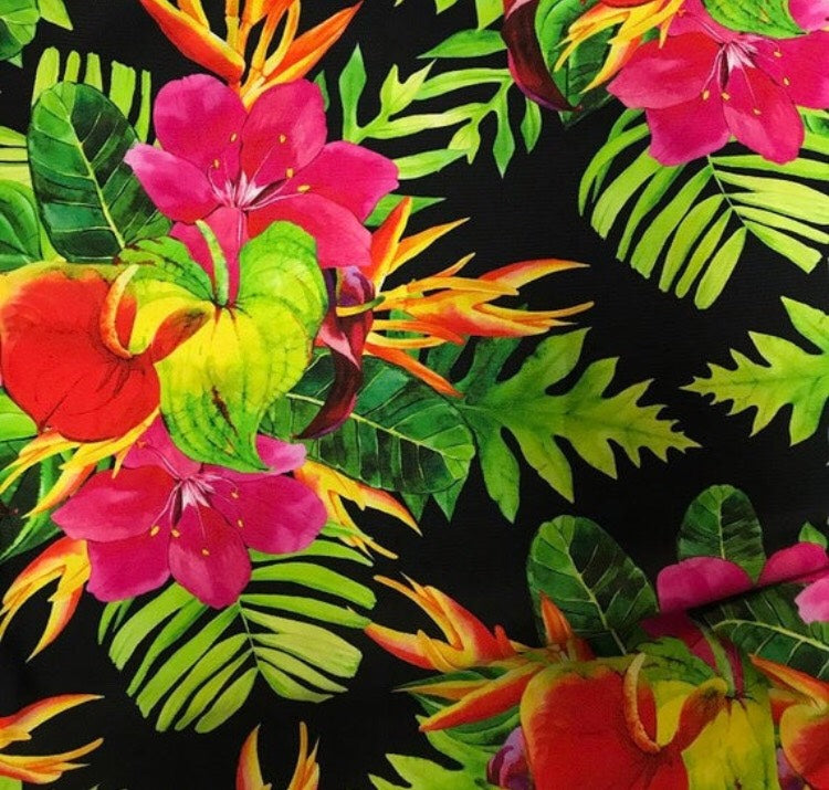 Hawaiian Floral - Tropical Colouring