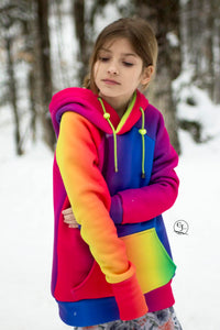 Tseax Sherpa Knit - Kristy's Rainbow