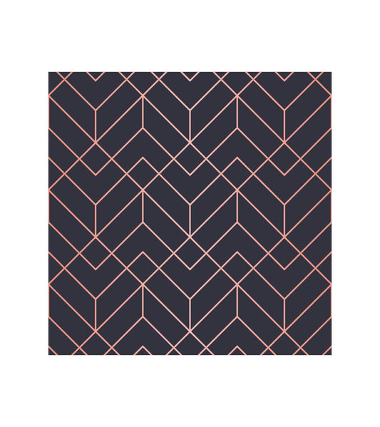 ReRun 2022 - Rose Abstract Herringbone - Wicking Pointelle