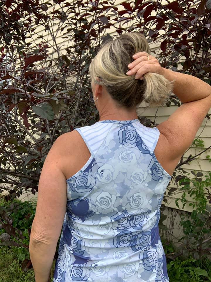 ReRun 2022 Watercolour Roses - Bamboo Lycra